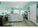 Living room with coastal-inspired decor, soft lighting, and a calming atmosphere at 10970 Highway 90 # A5, Little River, SC 29566