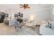Open-concept living area combining the kitchen and living room for easy flow and entertaining at 141 Ranch Haven Dr., Murrells Inlet, SC 29576