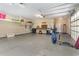 A spacious garage offering ample storage space, work area, and organization for equipment at 1800 Wood Stork Dr., Conway, SC 29526