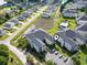 Aerial view of community with water feature and pool at 2090 Cross Gate Blvd. # 205, Surfside Beach, SC 29575