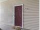 Exterior shot of the front door with the unit number 205 clearly displayed at 2090 Cross Gate Blvd. # 205, Surfside Beach, SC 29575