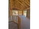 New home construction with wood framing, high ceilings, and ample natural light at 2186 Mineral Springs Rd., Conway, SC 29527
