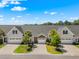 Aerial view showcasing townhome exteriors and landscaping at 232 Je Edward Dr. # 21, Myrtle Beach, SC 29588