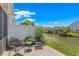 Private backyard patio next to a waterway and landscaping, creating a serene outdoor retreat at 232 Je Edward Dr. # 21, Myrtle Beach, SC 29588