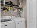 Laundry room with modern washer and dryer units at 232 Je Edward Dr. # 21, Myrtle Beach, SC 29588
