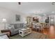 Spacious living area flows into a dining area and kitchen, perfect for entertaining and everyday living at 232 Je Edward Dr. # 21, Myrtle Beach, SC 29588