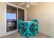 Balcony with table and chairs overlooking ocean views at 2507 S Ocean Blvd. # 403, North Myrtle Beach, SC 29582