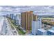Aerial view of stunning condo with beach access, several pools, ocean views, and nearby beaches at 2600 N Ocean Blvd. # 1103, Myrtle Beach, SC 29577