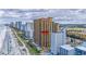Aerial view of stunning condo with beach access, several pools, ocean views, and nearby beaches at 2600 N Ocean Blvd. # 1103, Myrtle Beach, SC 29577