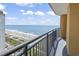 Balcony view showcasing the beach at 2600 N Ocean Blvd. # 1103, Myrtle Beach, SC 29577