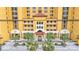 Beautiful condominium exterior with palm trees and manicured landscaping at 2600 N Ocean Blvd. # 1103, Myrtle Beach, SC 29577