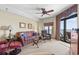 Relax in the living room and enjoy great views from your private balcony with stylish furnishings at 2600 N Ocean Blvd. # 1103, Myrtle Beach, SC 29577