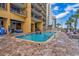Beautiful outdoor pool with lounge chairs and seating areas at 2600 N Ocean Blvd. # 1103, Myrtle Beach, SC 29577