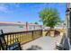 Inviting outdoor deck featuring comfortable rocking chairs and a charming view of the neighborhood at 2706 Willow St., North Myrtle Beach, SC 29582