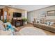 Inviting living room featuring a cozy seating area, stylish decor, and a warm fireplace for a relaxing ambiance at 2706 Willow St., North Myrtle Beach, SC 29582