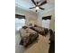 Bedroom featuring two beds, neutral carpet and ceiling fan at 307 Black Oak Ln. # 102, Murrells Inlet, SC 29576