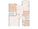 Simplified floor plan illustrating the arrangement of rooms in the home, including the garage at 313 Palladium Dr., Surfside Beach, SC 29575