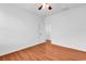 An expansive bedroom features neutral walls, hardwood flooring, and bright lighting at 3315 Saddlewood Circle, Myrtle Beach, SC 29579