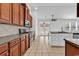 Well-equipped kitchen featuring stainless appliances, dual wall oven, and large island at 3315 Saddlewood Circle, Myrtle Beach, SC 29579