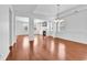 Expansive living room with hardwood floors, recessed lighting, and an open layout at 3315 Saddlewood Circle, Myrtle Beach, SC 29579