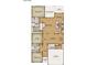 Detailed first floor plan displaying the layout including bedrooms, kitchen, garage and living spaces at 363 Broughton Dr., Myrtle Beach, SC 29579