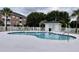Inviting community pool features a clean deck, pool-side storage, and relaxing atmosphere at 3979 Forsythia Ct. # 203, Myrtle Beach, SC 29588
