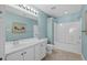 Well-lit bathroom featuring a vanity with plenty of storage and a bathtub at 432 Warrington Way # 432, Murrells Inlet, SC 29576