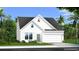 A digitally enhanced view of a charming two-story home with a well-manicured lawn and inviting curb appeal at 440 Sun Colony Blvd., Longs, SC 29568
