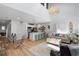 Spacious living room area with an open layout connecting to the kitchen, perfect for entertaining at 4470 Little River Inn Ln. # 1005, Little River, SC 29566