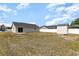 A spacious fenced backyard features a storage shed at 469 Overcrest St., Myrtle Beach, SC 29579