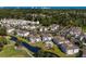 An aerial view showing location of condos near golf course, waterway, and a view of the ocean at 4749 Wild Iris Dr. # 205, Myrtle Beach, SC 29577
