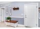 Charming entryway with stylish decor and convenient storage solutions at 4847 Carnation Circle # 201, Myrtle Beach, SC 29577
