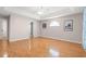 Bright bedroom with beautiful flooring and tray ceiling at 5107 Capulet Circle, Myrtle Beach, SC 29588