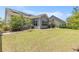 Spacious backyard with patio, grill, and green lawn, great for outdoor gatherings at 5581 Plantersville Pl., Myrtle Beach, SC 29579