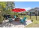 Cozy backyard fire pit area with comfortable seating, perfect for relaxing evenings at 5581 Plantersville Pl., Myrtle Beach, SC 29579
