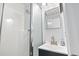 Efficient bathroom featuring a vanity, shower, and essential fixtures, providing a clean and functional space at 5601 N Ocean Blvd. # C-106, Myrtle Beach, SC 29577