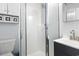 Well-maintained bathroom with a modern vanity, shower, and clean design, offering a functional and refreshing space at 5601 N Ocean Blvd. # C-106, Myrtle Beach, SC 29577