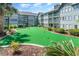 Well-manicured putting green provides recreation and enjoyment for residents at 5905 S Kings Highway # 6302, Myrtle Beach, SC 29575