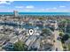 Stunning aerial view showcasing the home's proximity to the waterway and ocean, complete with a neighborhood location pin at 6001-T36 South Kings Hwy., Myrtle Beach, SC 29575