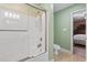 Modern bathroom with a shower/tub combination featuring a white showerhead and neutral wall paint at 6001-T36 South Kings Hwy., Myrtle Beach, SC 29575