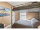 Cozy bedroom featuring a comfortable bunk bed and a large window for natural light at 6001-T36 South Kings Hwy., Myrtle Beach, SC 29575
