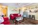 A view of the living room and kitchen, complete with modern decor at 609 Hillside Dr. S # C-10, North Myrtle Beach, SC 29582