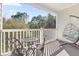 Inviting patio area with comfortable seating and views of the surrounding lush landscape at 6253 Catalina Dr. # 1533, North Myrtle Beach, SC 29582