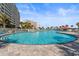 Spacious resort-style swimming pool with plenty of lounge chairs for relaxation at 6253 Catalina Dr. # 1533, North Myrtle Beach, SC 29582