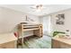 Fun bedroom featuring loft bed, playful wall art, and comfortable area rug at 700 Lorenzo Dr., North Myrtle Beach, SC 29582