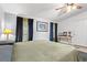 Bedroom featuring carpet, natural light, ceiling fan, and neutral-toned decor at 7012 Walden Ct., Myrtle Beach, SC 29588