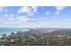 Scenic aerial view showcasing the cityscape along the ocean, and a beautiful marsh in distance at 712 Dogwood Dr. S # 101, Surfside Beach, SC 29575