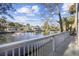 Enjoy peaceful waterviews from this home's deck at 712 Dogwood Dr. S # 101, Surfside Beach, SC 29575