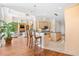 Modern kitchen featuring stainless steel appliances, breakfast bar, and open layout at 8050 Wacobee Dr., Myrtle Beach, SC 29579