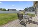 Large back yard with patio area and privacy fence, ideal for outdoor entertaining at 853 Derbyshire Ct., Conway, SC 29526
